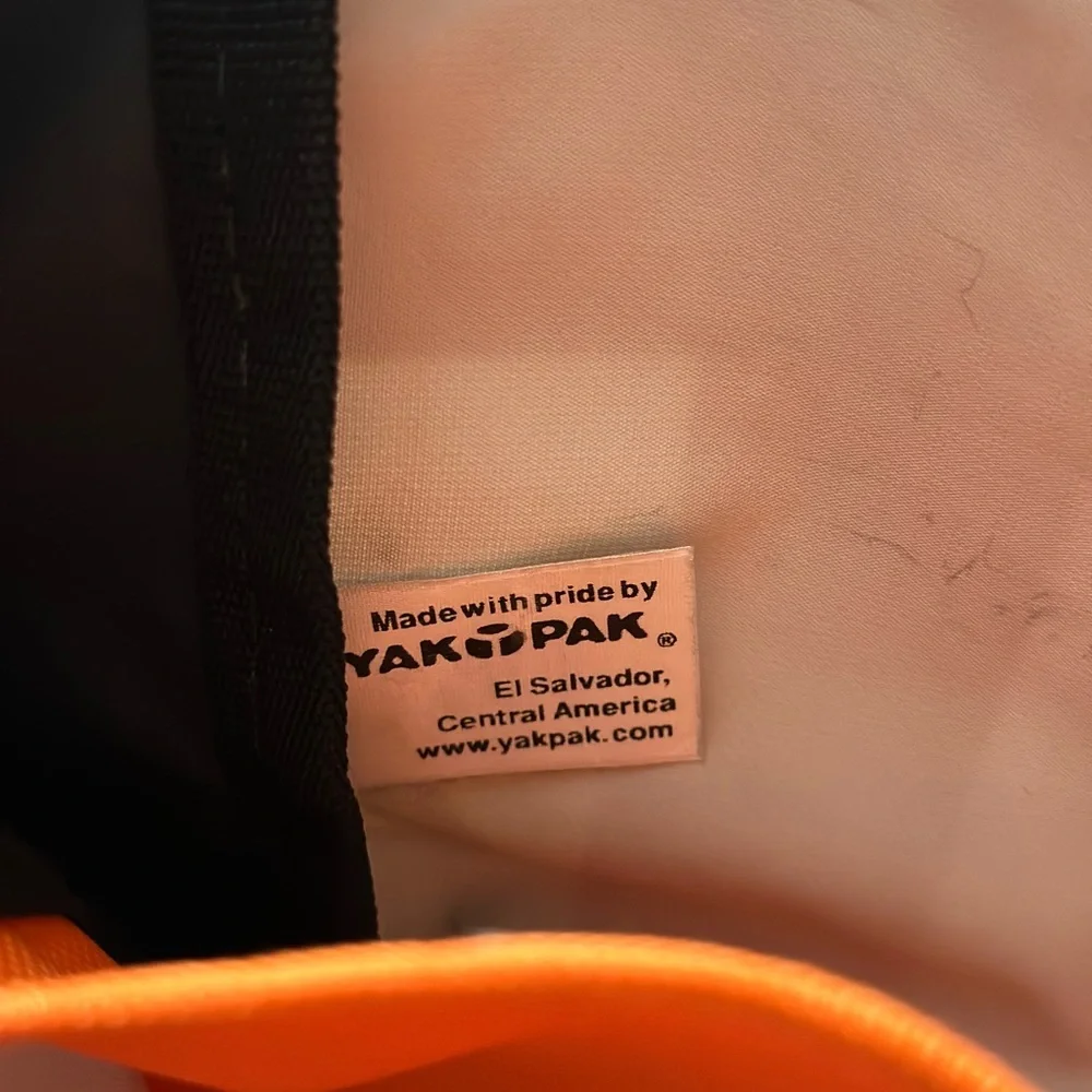 YAK PAK Checker Messenger Bag Unisex Height: 13” (Closed) Width: 16” Approx